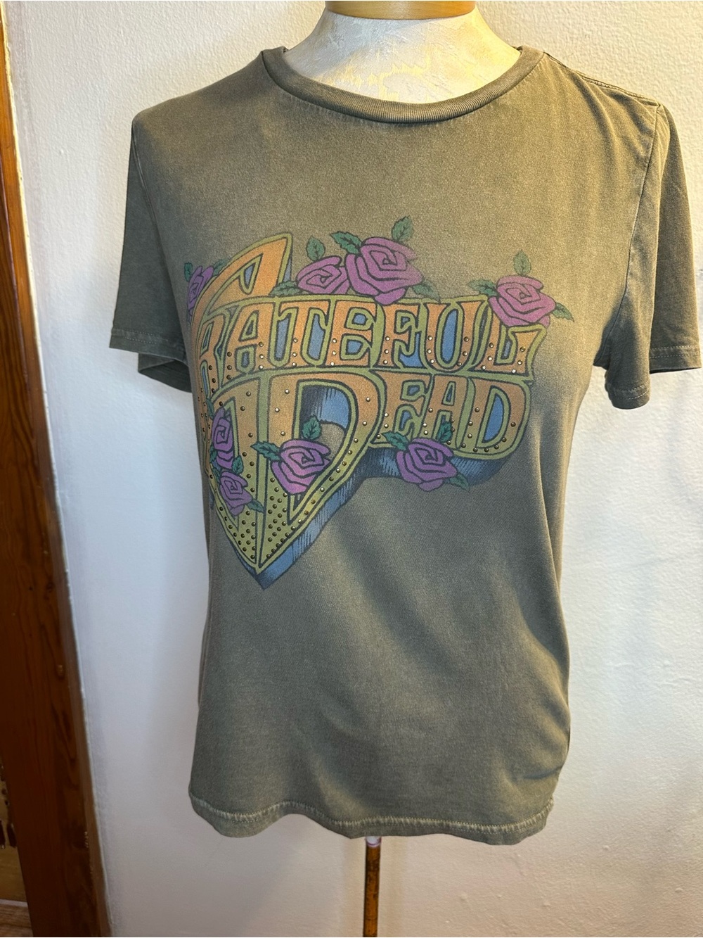 Lucky Brand Grateful Dead Studded Graphic Tee